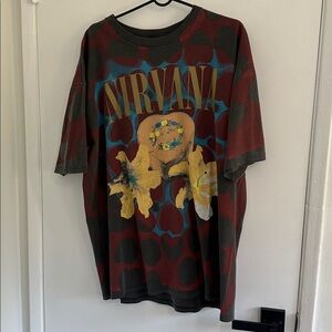 Nirvana Oversized Graphic T-Shirt